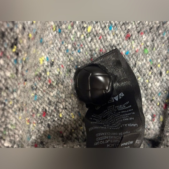 Anthropologie Speckled Shawl Cardigan in grey, size XS oversized ✨ Wool Blend - Picture 6 of 8